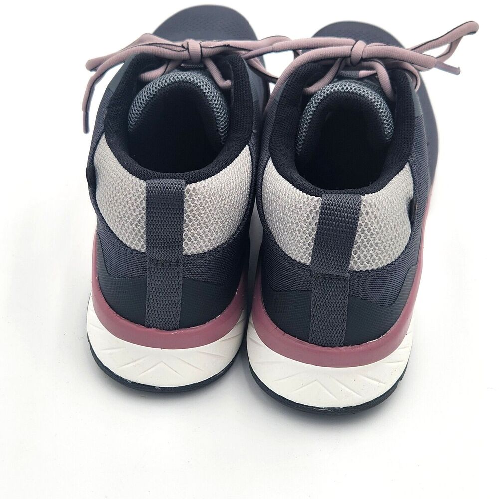 BOGS Safety Toe Shoes Womens 9.5 Gray/Pink Composite Work Sneakers ASTM NEW - Picture 3 of 11